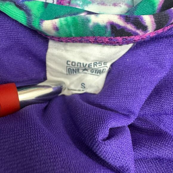 Converse One Star Women Blue Green Feather Print Bikini Swimsuit Bottom S - Picture 4 of 6